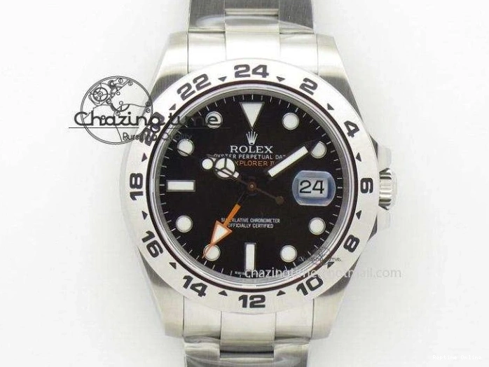0416 Yacht-Master 116655 ARF SS Custom Made Black Ceramic Bezel on Oysterflex Rubber Strap A HighPerformance 3064